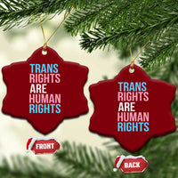 Trans Rights Ceramic Ornament Human Rights Transgender Pride Gender Equality - Wonder Print Shop