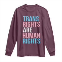 Trans Rights Long Sleeve Shirt Human Rights Transgender Pride Gender Equality