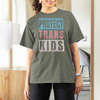 Protect Trans Kids T Shirt For Women Transgender Pride Trans Rights Social Justice