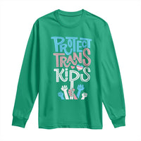 Protect Trans Kids Long Sleeve Shirt Transgender Pride Social Justice