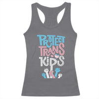 Protect Trans Kids Racerback Tank Top Transgender Pride Social Justice