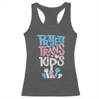 Protect Trans Kids Racerback Tank Top Transgender Pride Social Justice