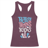 Protect Trans Kids Racerback Tank Top Transgender Pride Social Justice