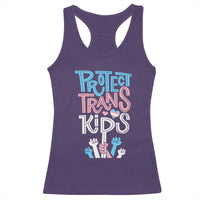 Protect Trans Kids Racerback Tank Top Transgender Pride Social Justice