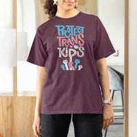 Protect Trans Kids T Shirt For Women Transgender Pride Social Justice