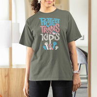 Protect Trans Kids T Shirt For Women Transgender Pride Social Justice