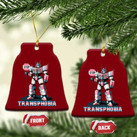 LGBTQ Trans Ceramic Ornament Stop Transphobia Trans Rights Social Justice - Wonder Print Shop