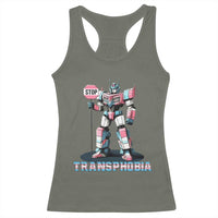 LGBTQ Trans Racerback Tank Top Stop Transphobia Trans Rights Social Justice