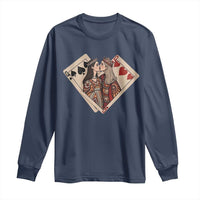 Lesbian Pride Long Sleeve Shirt Vintage Kissing Cards Sapphic Art