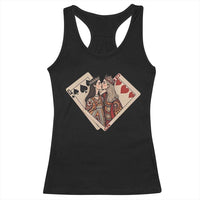 Lesbian Pride Racerback Tank Top Vintage Kissing Cards Sapphic Art