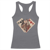Lesbian Pride Racerback Tank Top Vintage Kissing Cards Sapphic Art