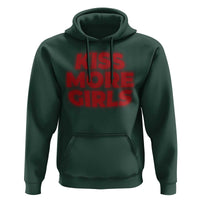 Lesbian Hoodie Kiss More Girls Funny Pride Month