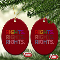 LGBTQ Trans Rights Ceramic Ornament Social Justice Equality Human Rights - Wonder Print Shop