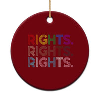 LGBTQ Trans Rights Ceramic Ornament Social Justice Equality Human Rights - Wonder Print Shop