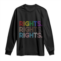LGBTQ Trans Rights Long Sleeve Shirt Social Justice Equality Human Rights - Wonder Print Shop