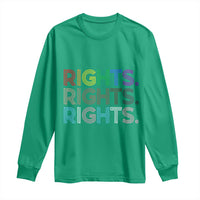 LGBTQ Trans Rights Long Sleeve Shirt Social Justice Equality Human Rights - Wonder Print Shop