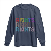 LGBTQ Trans Rights Long Sleeve Shirt Social Justice Equality Human Rights - Wonder Print Shop