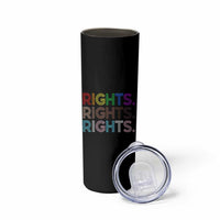 LGBTQ Trans Rights Skinny Tumbler Social Justice Equality Human Rights - Wonder Print Shop