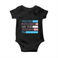 Trans Rights Baby Onesie Transgender LGBTQ Queer Pride Ally Social Justice - Wonder Print Shop