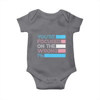 Trans Rights Baby Onesie Transgender LGBTQ Queer Pride Ally Social Justice - Wonder Print Shop