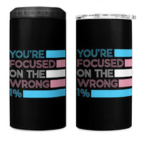 Trans Rights 4 in 1 Can Cooler Tumbler Transgender LGBTQ Queer Pride Ally Social Justice - Wonder Print Shop