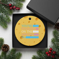 Trans Rights Ceramic Ornament Transgender LGBTQ Queer Pride Ally Social Justice - Wonder Print Shop