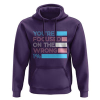 Trans Rights Hoodie Transgender LGBTQ Queer Pride Ally Social Justice - Wonder Print Shop