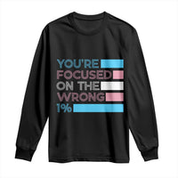 Trans Rights Long Sleeve Shirt Transgender LGBTQ Queer Pride Ally Social Justice - Wonder Print Shop