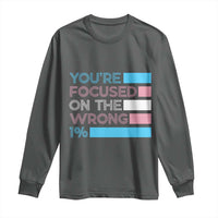 Trans Rights Long Sleeve Shirt Transgender LGBTQ Queer Pride Ally Social Justice - Wonder Print Shop