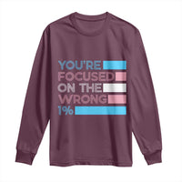 Trans Rights Long Sleeve Shirt Transgender LGBTQ Queer Pride Ally Social Justice - Wonder Print Shop