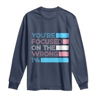 Trans Rights Long Sleeve Shirt Transgender LGBTQ Queer Pride Ally Social Justice - Wonder Print Shop