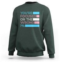 Trans Rights Sweatshirt Transgender LGBTQ Queer Pride Ally Social Justice - Wonder Print Shop