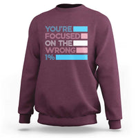 Trans Rights Sweatshirt Transgender LGBTQ Queer Pride Ally Social Justice - Wonder Print Shop