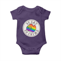 Be Gay Do Crime Rainbow Chameleon LGBTQ Pride Flag Baby Onesie - Wonder Print Shop