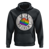 Be Gay Do Crime Rainbow Chameleon LGBTQ Pride Flag Hoodie - Wonder Print Shop