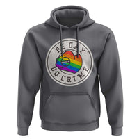 Be Gay Do Crime Rainbow Chameleon LGBTQ Pride Flag Hoodie - Wonder Print Shop