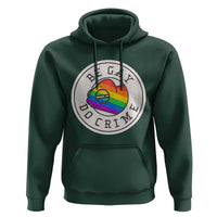 Be Gay Do Crime Rainbow Chameleon LGBTQ Pride Flag Hoodie - Wonder Print Shop