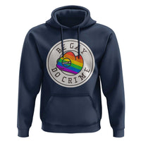 Be Gay Do Crime Rainbow Chameleon LGBTQ Pride Flag Hoodie - Wonder Print Shop