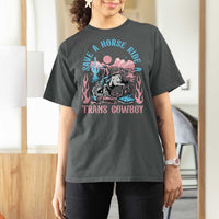 Save A Horse Ride A Trans Cowboy T Shirt For Women Transgender Trans Pride LGBTQ