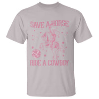 Save a Horse Ride A Cowboy T Shirt Funny Cowgirl Western Style