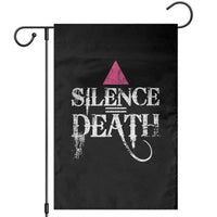 Silence Death Garden Flag LGBTQ Pride Month - Wonder Print Shop
