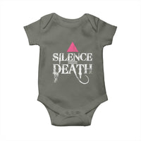 Silence Death Baby Onesie LGBTQ Pride Month - Wonder Print Shop