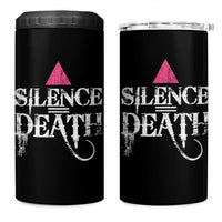 Silence Death 4 in 1 Can Cooler Tumbler LGBTQ Pride Month - Wonder Print Shop