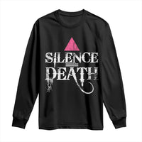 Silence Death Long Sleeve Shirt LGBTQ Pride Month - Wonder Print Shop