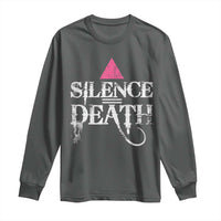 Silence Death Long Sleeve Shirt LGBTQ Pride Month - Wonder Print Shop