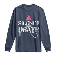 Silence Death Long Sleeve Shirt LGBTQ Pride Month - Wonder Print Shop