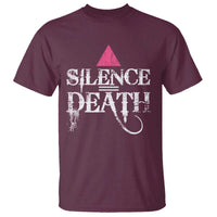 Silence Death T Shirt LGBTQ Pride Month - Wonder Print Shop