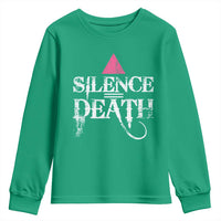 Silence Death Youth Sweatshirt LGBTQ Pride Month - Wonder Print Shop