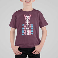 Trans Ally T Shirt For Kid Transgender Pride Flag Support