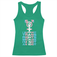 Trans Ally Racerback Tank Top Transgender Pride Flag Support